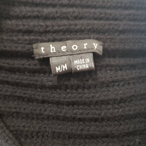 Theory Womens Long Cardigan Wool Cashmere Blend - Picture 6 of 6